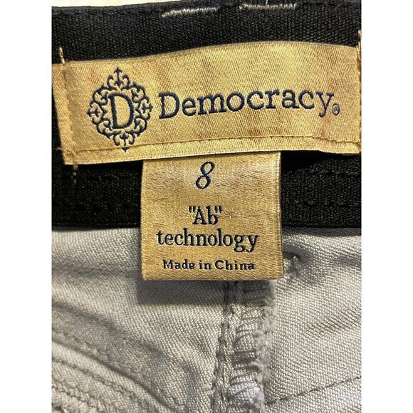 Democracy womens size 8 ab Technology ankle skinny jeans gray - Picture 5 of 7